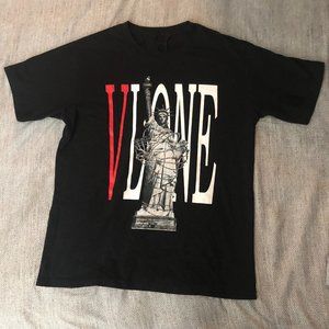 Vlone Statue of Liberty Hip-Hop T-Shirt